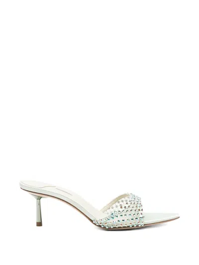 Le Silla Embellished-strap Sandals In White