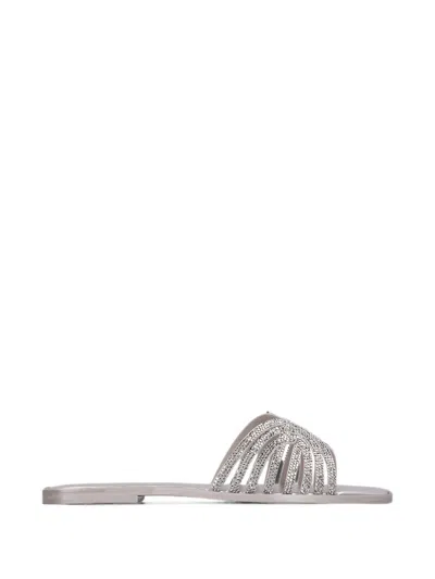 Le Silla Embrace Crystal-embellished Sandals In Animal Print