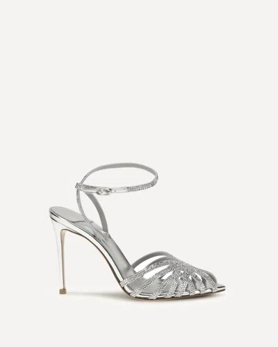 Le Silla Embrace Divina Sandals In Silver