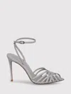 Le Silla Embrace Lame' Fabric Sandals