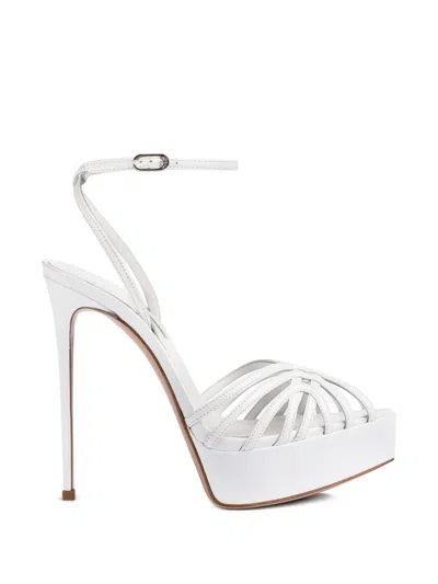 Le Silla Embrace Heeled Sandals In White