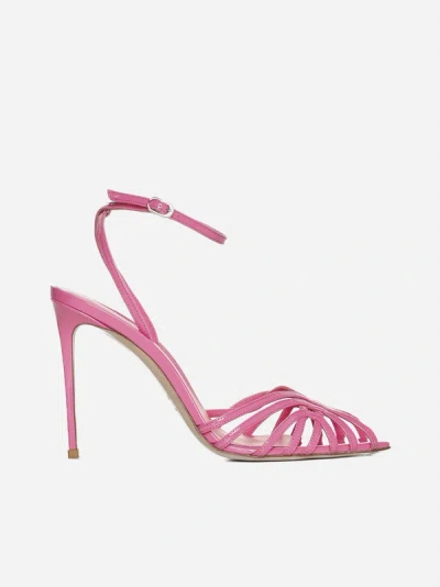 Le Silla Embrace Patent Leather Sandals In Party