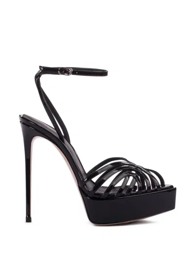 Le Silla Embrace Platform Strappy Sandals In Black