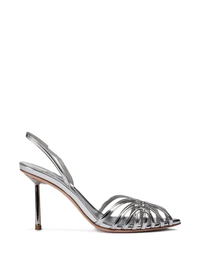 Le Silla Embrace Pointed-toe Sandals In Silver
