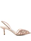 Le Silla Strappy Sandals Featuring Crystal Embellishments In Multi