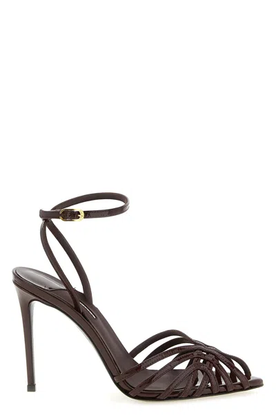 Le Silla Embrace Sandals In Brown