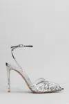 Le Silla Bella 110mm Slingback Sandals In Silver