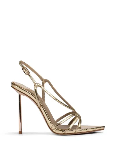 Le Silla Eugenie Strappy Sandals In Gold