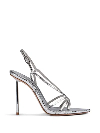 Le Silla Eugenie Strappy Sandals In Metallic