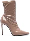 Le Silla Eva 120mm Ankle Boots In Brown