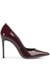 Le Silla Eva 120mm Patent-leather Pumps In Red