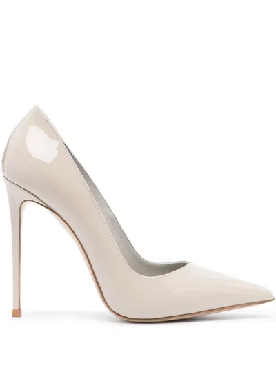 Le Silla Eva 115mm Pointed-toe Pumps In Grey