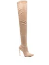 Le Silla Eva 115mm Thigh-high Boots In Neutrals