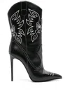 Le Silla Eva 120mm Cowboy Boots In Black