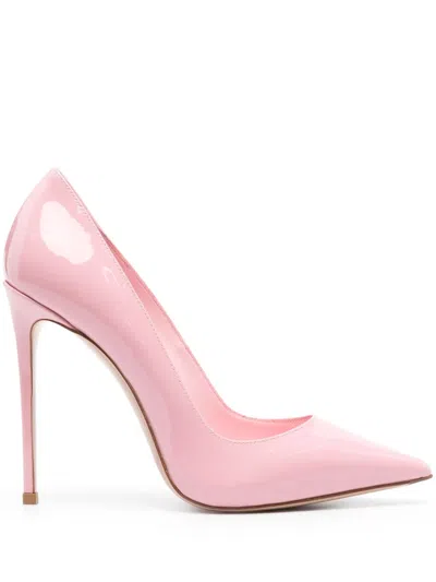 Le Silla Eva 120mm Leather Pumps In Pink