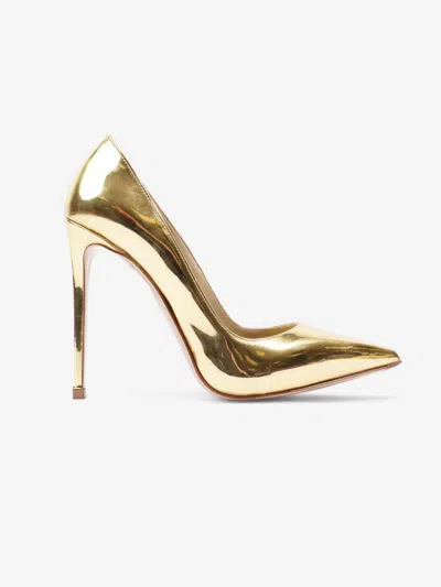 Le Silla Eva 115mm Metallic-finish Pumps In Gold