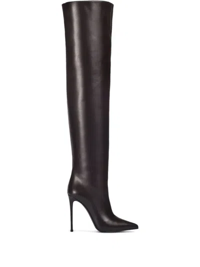 Le Silla Eva 120mm Over-the-knee Boots In Brown