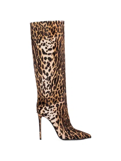 Le Silla Eva Leopard-print Boots In Multi