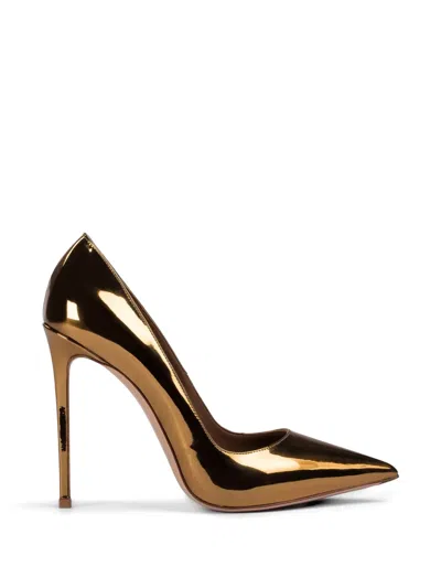 Le Silla Eva Pointed-toe Pumps In Gold