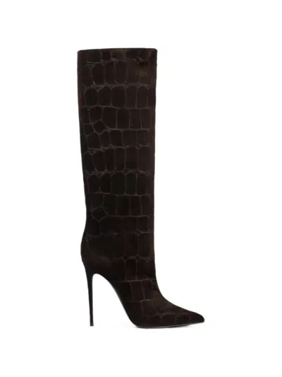 Le Silla Eva Suede Boots In Brown