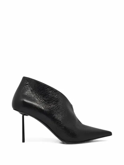 Le Silla Futura Pointed-toe Boots In Black