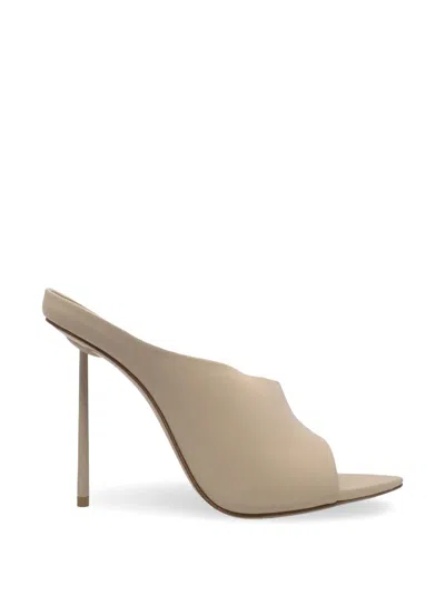 Le Silla Futura Pointed-toe Sandals In Brown