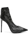 Le Silla Gilda 120mm Ankle Boots In Black
