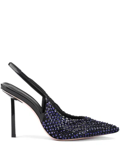 Le Silla Gilda 80mm Slingback Pumps In Blue