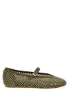 Le Silla Embellished Round Toe Ballerina Flats