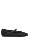 Le Silla 'gilda' Round Toe Embellished Ballet Flats In Black
