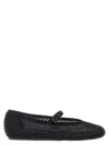 Le Silla 'gilda' Round Toe Embellished Ballet Flats In Black