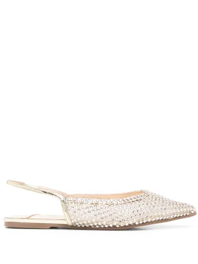 Le Silla Gilda Ballet Flats In Gold