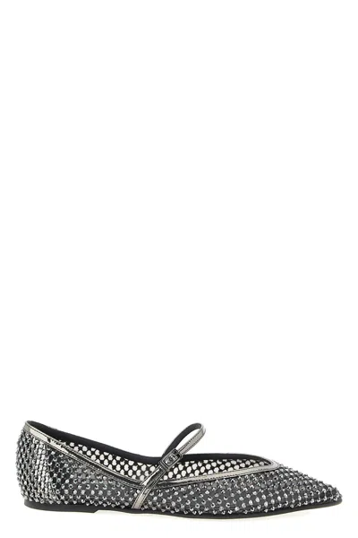 Le Silla 'gilda' Ballet Flats In Gray