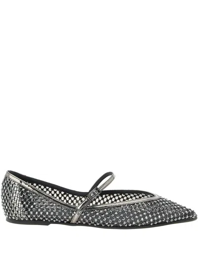 Le Silla Gilda Crystal-embellished Ballet Flats