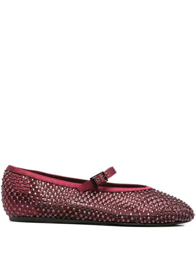 Le Silla Gilda Crystal-embellished Ballet Flats