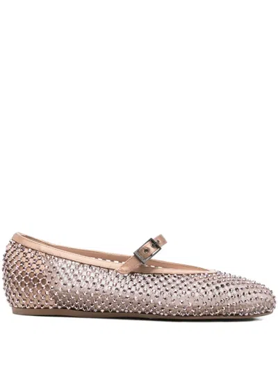 Le Silla Gilda Embellished Ballet Flats