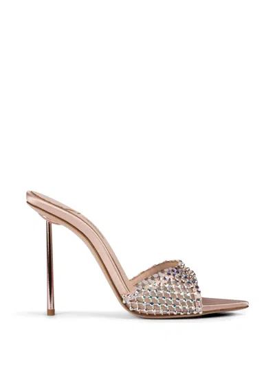 Le Silla Gilda Embellished Sandals In Neutral