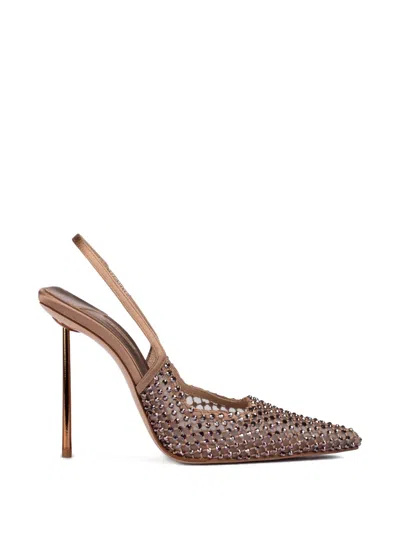 Le Silla Gilda Fierce Heeled Pumps In Brown