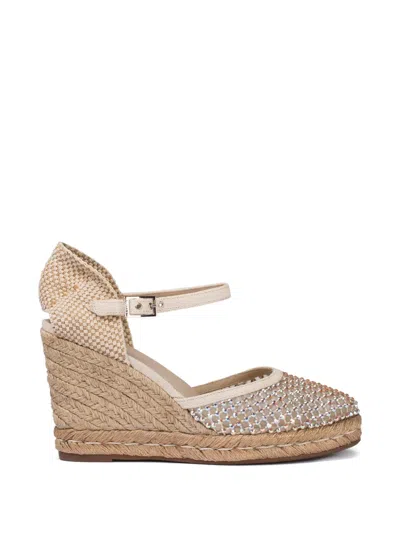 Le Silla Gilda Heeled Espadrilles In Brown