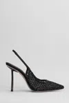 Le Silla Gilda Mesh-panel Pumps In Black