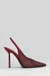 Le Silla Slingback Gilda On The Jewel Network In Burgundy