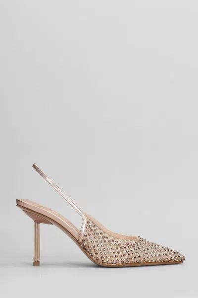 LE SILLA GILDA PUMPS IN COPPER LEATHER