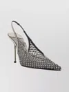 Le Silla Gilda Slingback Stiletto Heel Pumps In Metallic