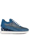 Le Silla Gilda Wave Sneakers In Blau