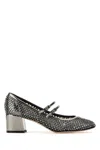 Le Silla Grey Heel Shoes In Grey
