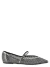 Le Silla Grey Pointed Toe Ballet Flats