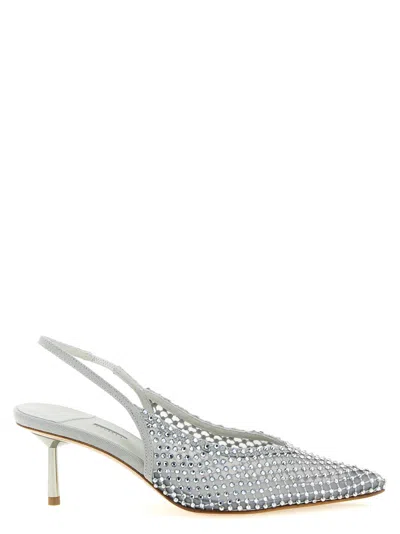 Le Silla Gilda Pointed-toe Pumps In Gray