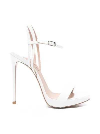 Le Silla Gwen Heeled Sandals In White