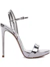 Le Silla Gwen Metallic Ankle-strap Sandals In Metallic