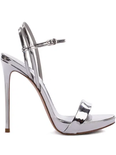 Le Silla Gwen Metallic Ankle-strap Sandals